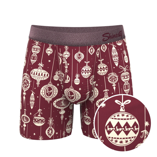 The Well Hung | Naughty Ornament Ball Hammock® Pouch Underwear With Fly - Shinesty - Flyclothing LLC