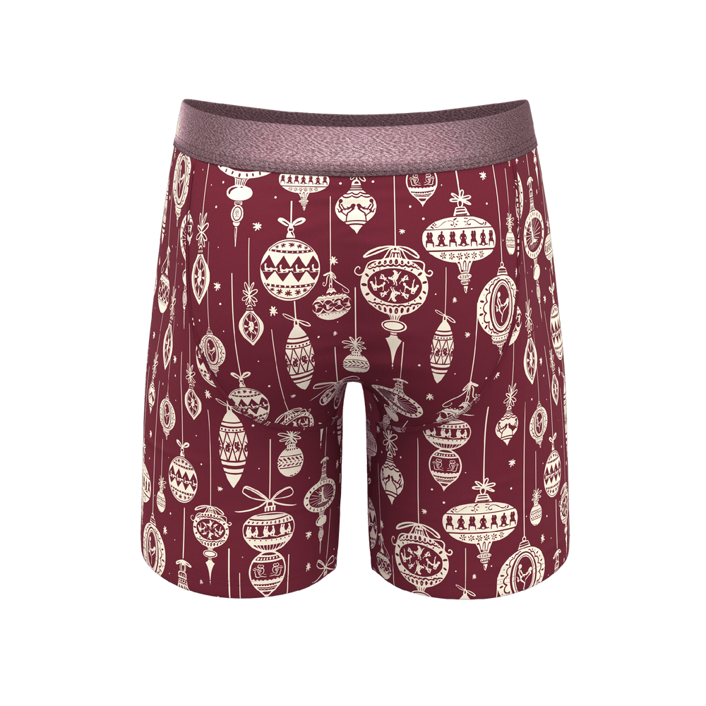 The Well Hung | Naughty Ornament Long Leg Ball Hammock® Pouch Underwear With Fly - Shinesty - Flyclothing LLC