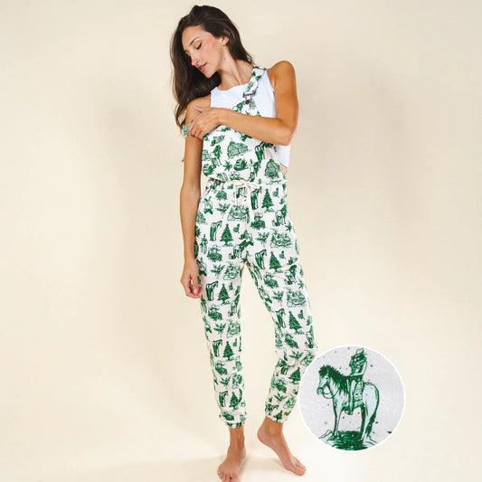 The Western Wonderland | Western Toile Women's Pajamaralls® - Shinesty - Flyclothing LLC