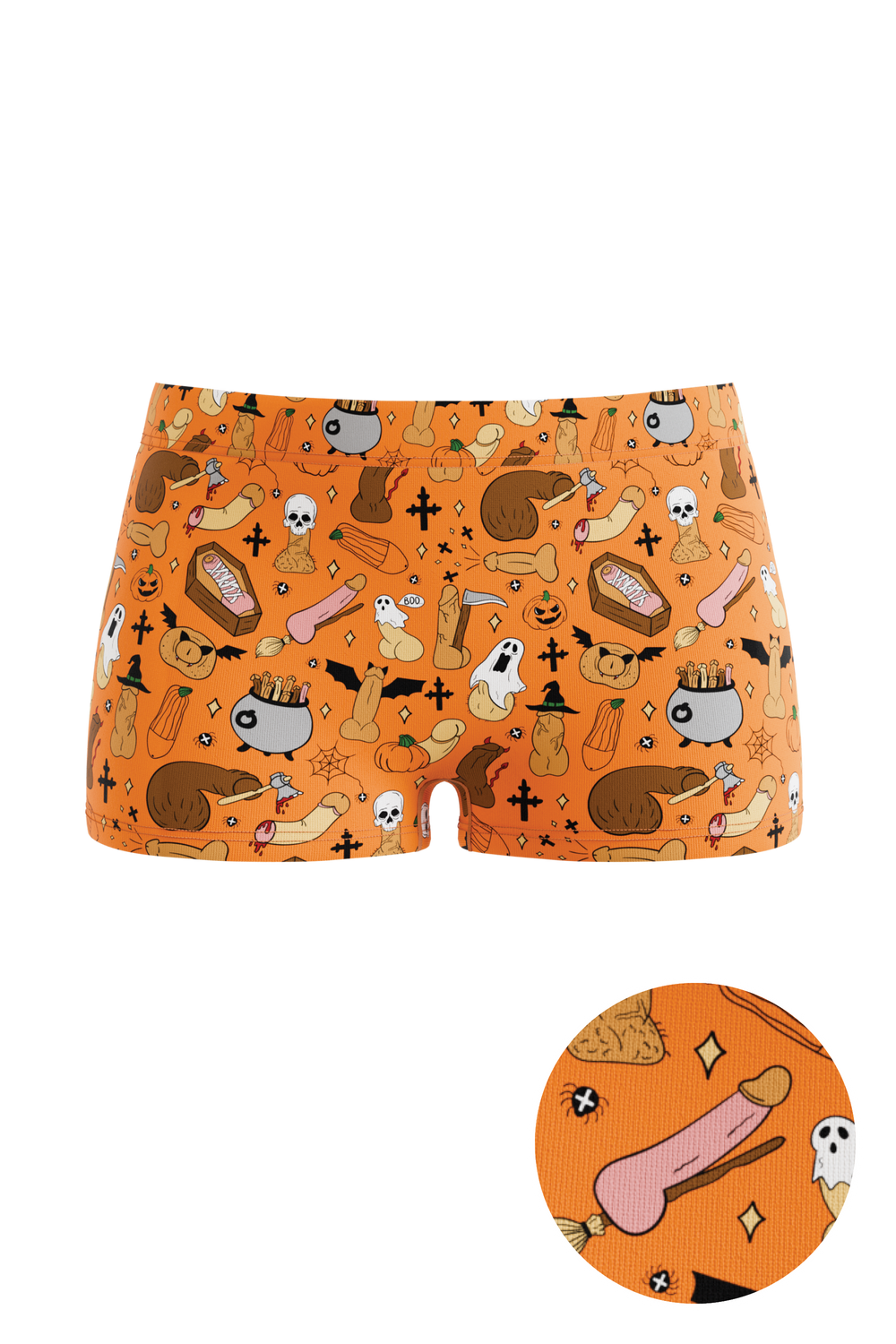 The Wicked Willy | Graphic Trick or Treat Modal Boyshort Underwear - Shinesty - Flyclothing LLC
