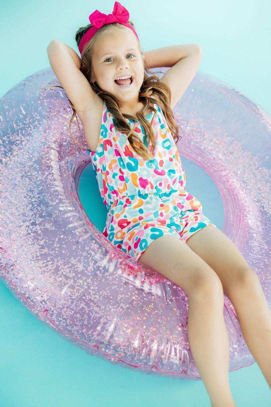 Wild Child Strappy Play Romper - Mila & Rose ® - Flyclothing LLC