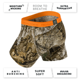 The Wild Game | Realtree x Shinesty Neon Orange Ball Hammock® Pouch Underwear - Shinesty - Flyclothing LLC