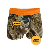 The Wild Game | Realtree x Shinesty Neon Orange Ball Hammock® Pouch Trunks Underwear - Shinesty - Flyclothing LLC