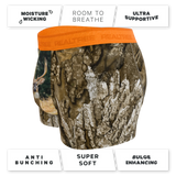 The Wild Game | Realtree x Shinesty Neon Orange Ball Hammock® Pouch Trunks Underwear - Shinesty - Flyclothing LLC