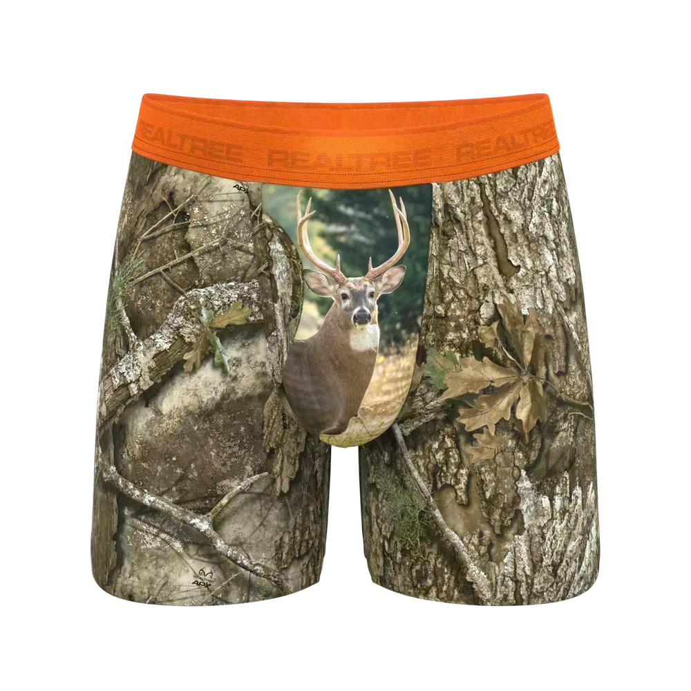The Wild Game | Realtree x Shinesty Neon Orange Ball Hammock® Magnum Big Pouch Underwear - Shinesty - Flyclothing LLC