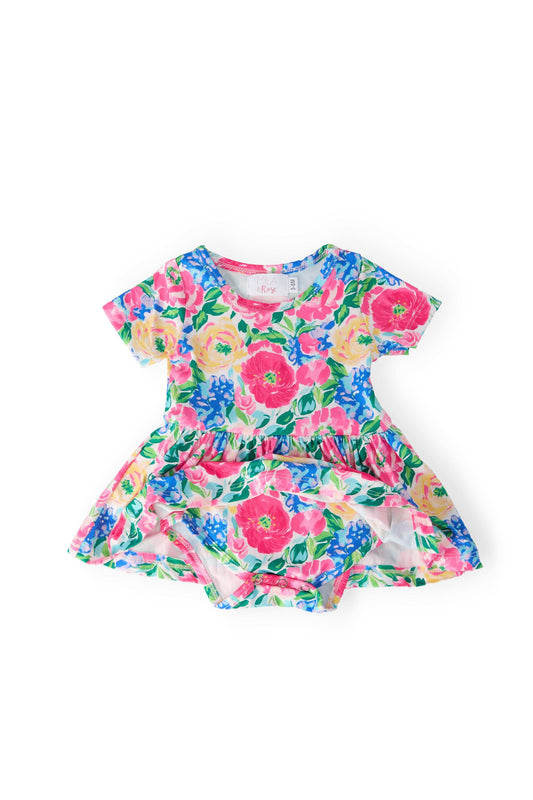 Wildflower Wishes S/S Twirl Bodysuit - Mila & Rose ® - Flyclothing LLC
