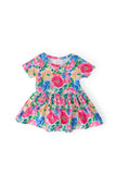 Wildflower Wishes S/S Twirl Bodysuit - Mila & Rose ® - Flyclothing LLC