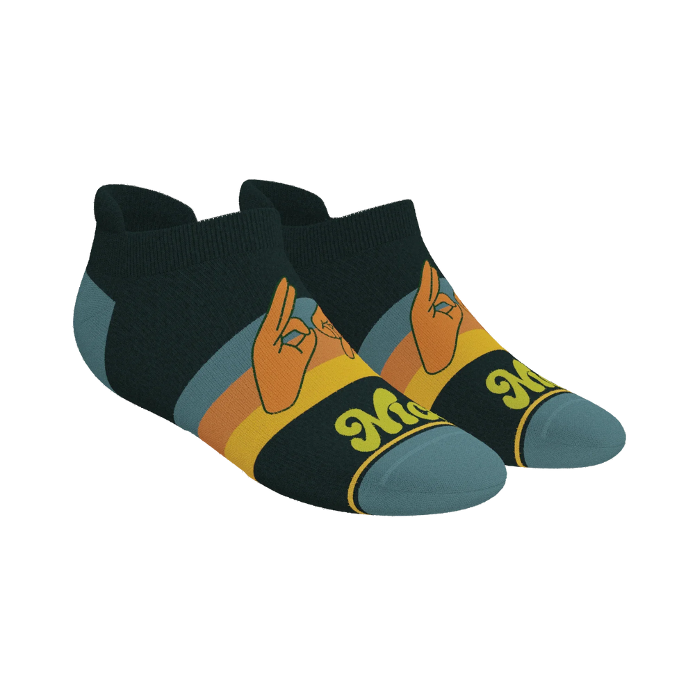 The Wine Dine & 69 | Route 69 Heel Hammock™ Ankle Socks - Shinesty - Flyclothing LLC