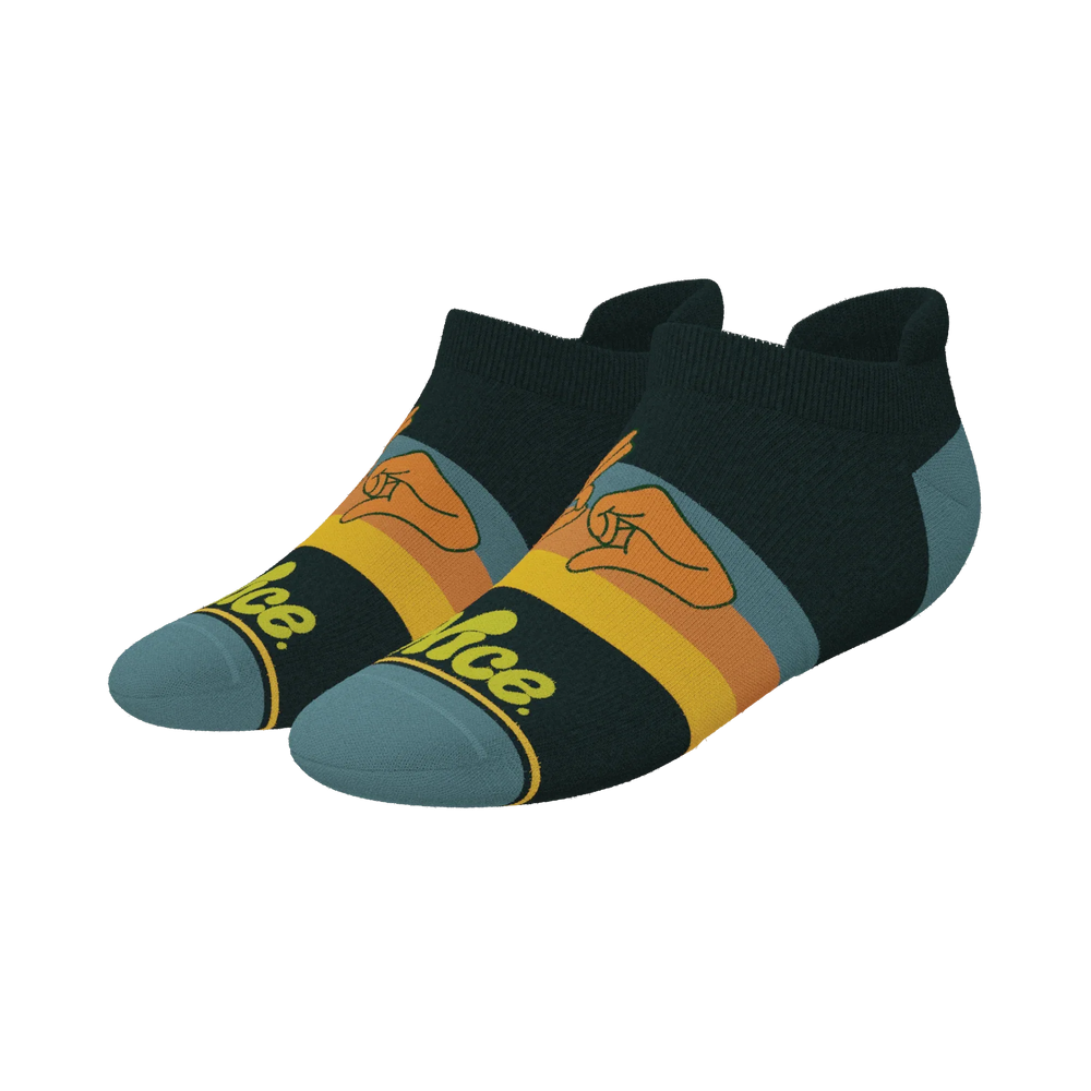 The Wine Dine & 69 | Route 69 Heel Hammock™ Ankle Socks - Shinesty - Flyclothing LLC