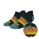 The Wine Dine & 69 | Route 69 Heel Hammock™ Ankle Socks - Shinesty - Flyclothing LLC