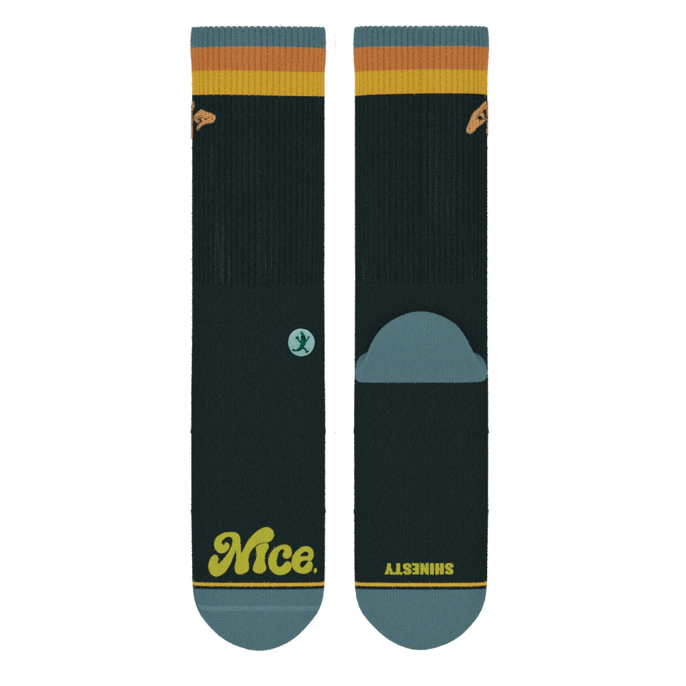 The Wine Dine & 69 | Route 69 Heel Hammock™ Crew Socks - Shinesty - Flyclothing LLC