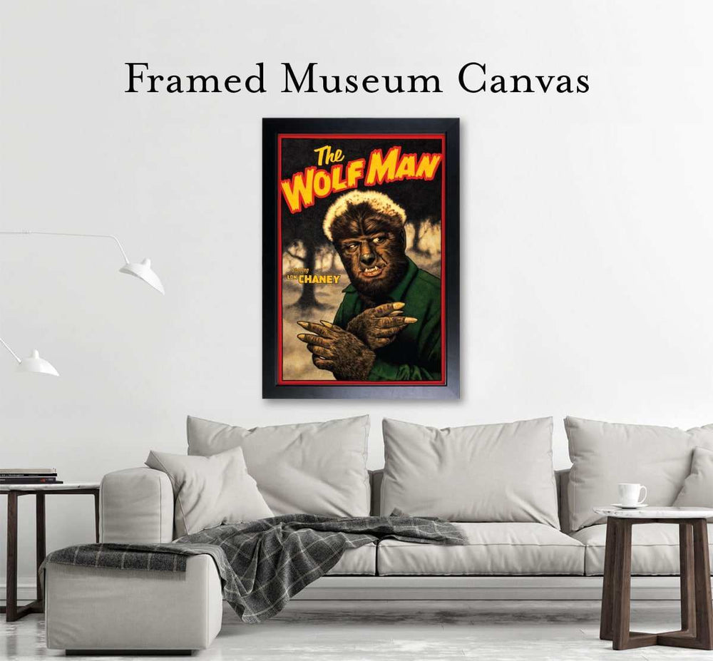 Black Market Art Company Wolf Man Movie Poster Print - Black Market Art Company - Flyclothing LLC