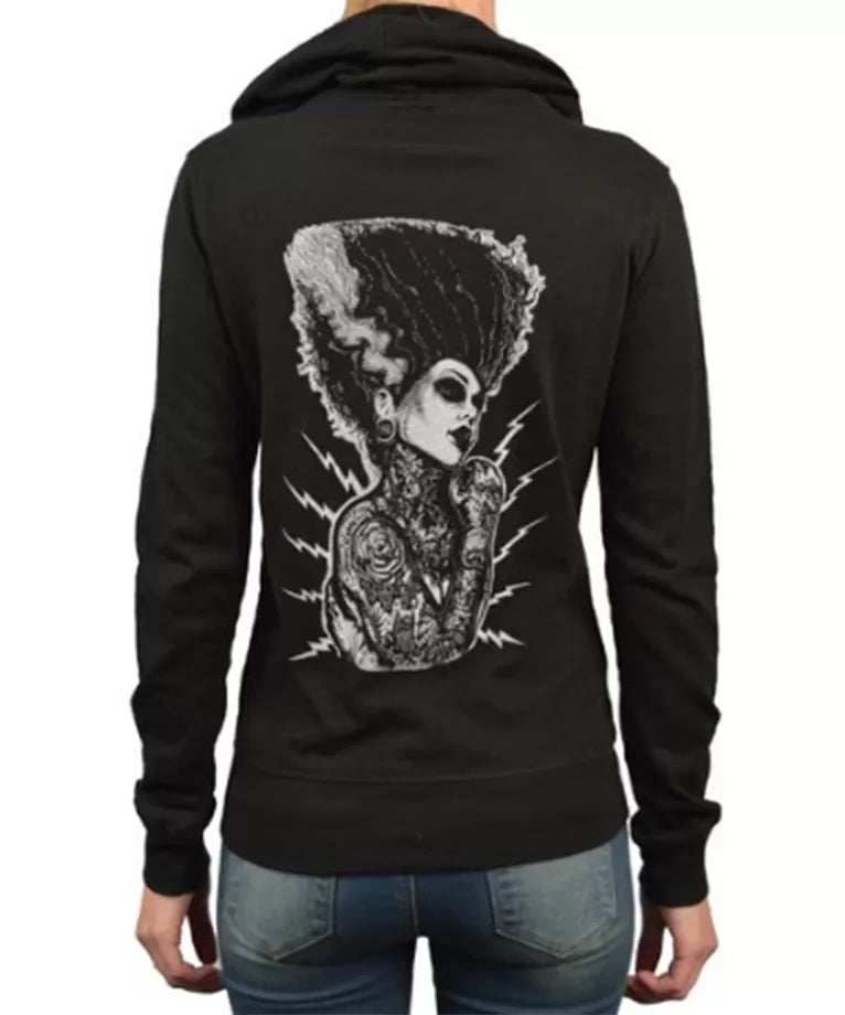 Black Market Art Company Demon Love Women's Zip Hoodie - Black Market Art Company - Flyclothing LLC