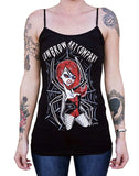 Black Market Art Company Spider Girl Women's Camisole Tank Top - Black Market Art Company - Flyclothing LLC