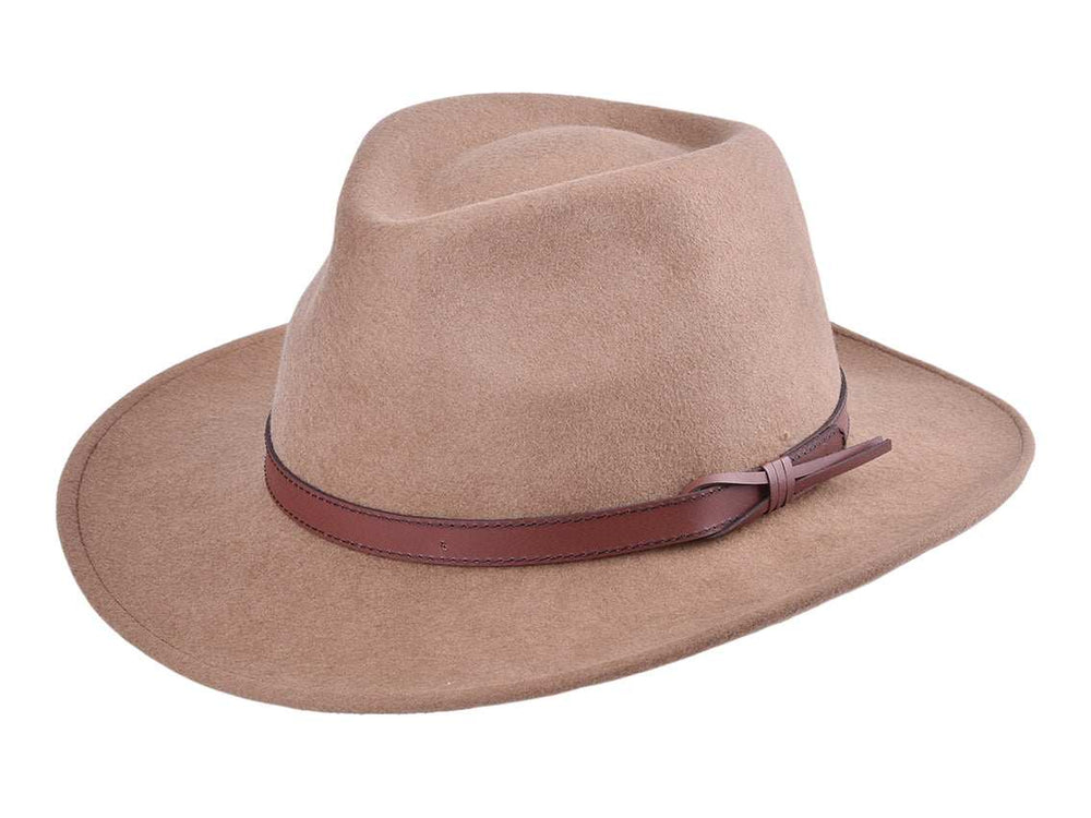 Wool Felt Outdoor Hat Merino Livorno - Bigalli Hats USA - Flyclothing LLC