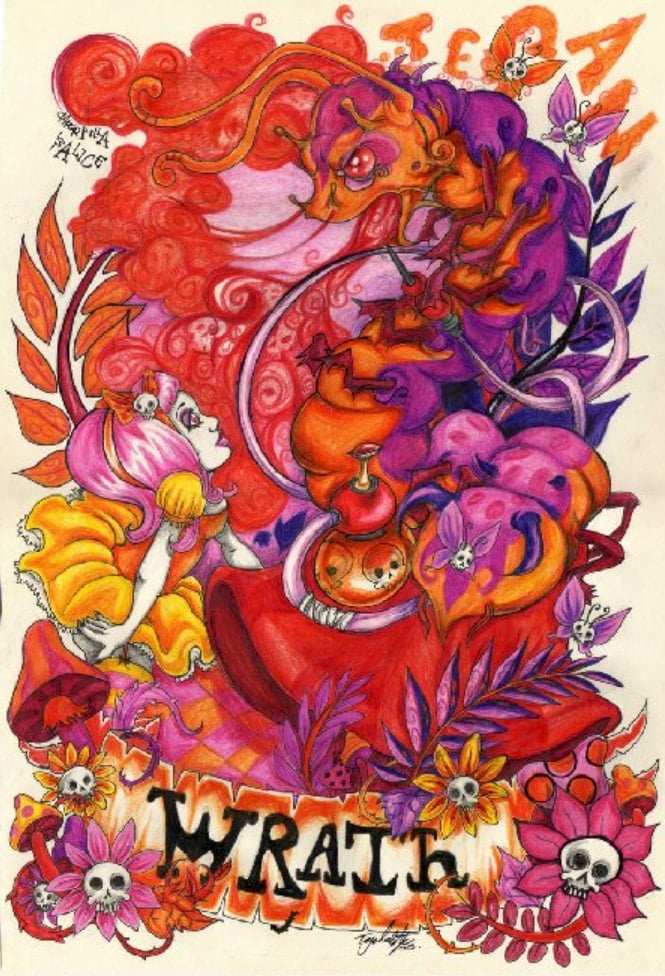 Black Market Art Company Wrath Print - Black Market Art Company - Flyclothing LLC