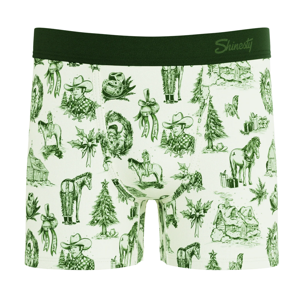 The Western Wonderland | Western Toile Boy's Boxer Briefs - Shinesty - Flyclothing LLC
