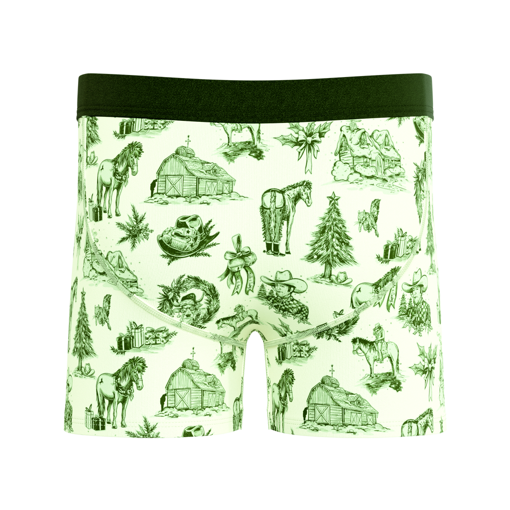 The Western Wonderland | Western Toile Boy's Boxer Briefs - Shinesty - Flyclothing LLC