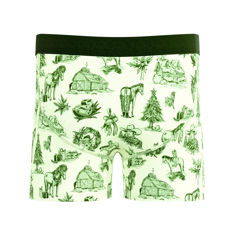 The Western Wonderland | Western Toile Boy's Boxer Briefs - Shinesty - Flyclothing LLC