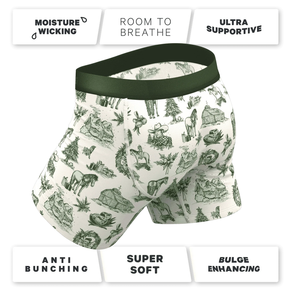 The Western Wonderland | Western Toile Ball Hammock® Pouch Underwear - Shinesty - Flyclothing LLC