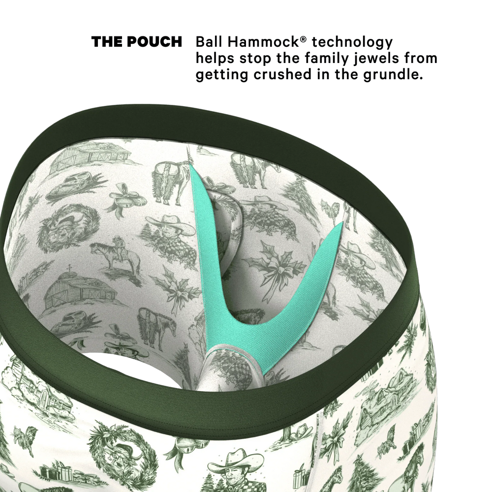 The Western Wonderland | Western Toile Ball Hammock® Pouch Underwear With Fly - Shinesty - Flyclothing LLC