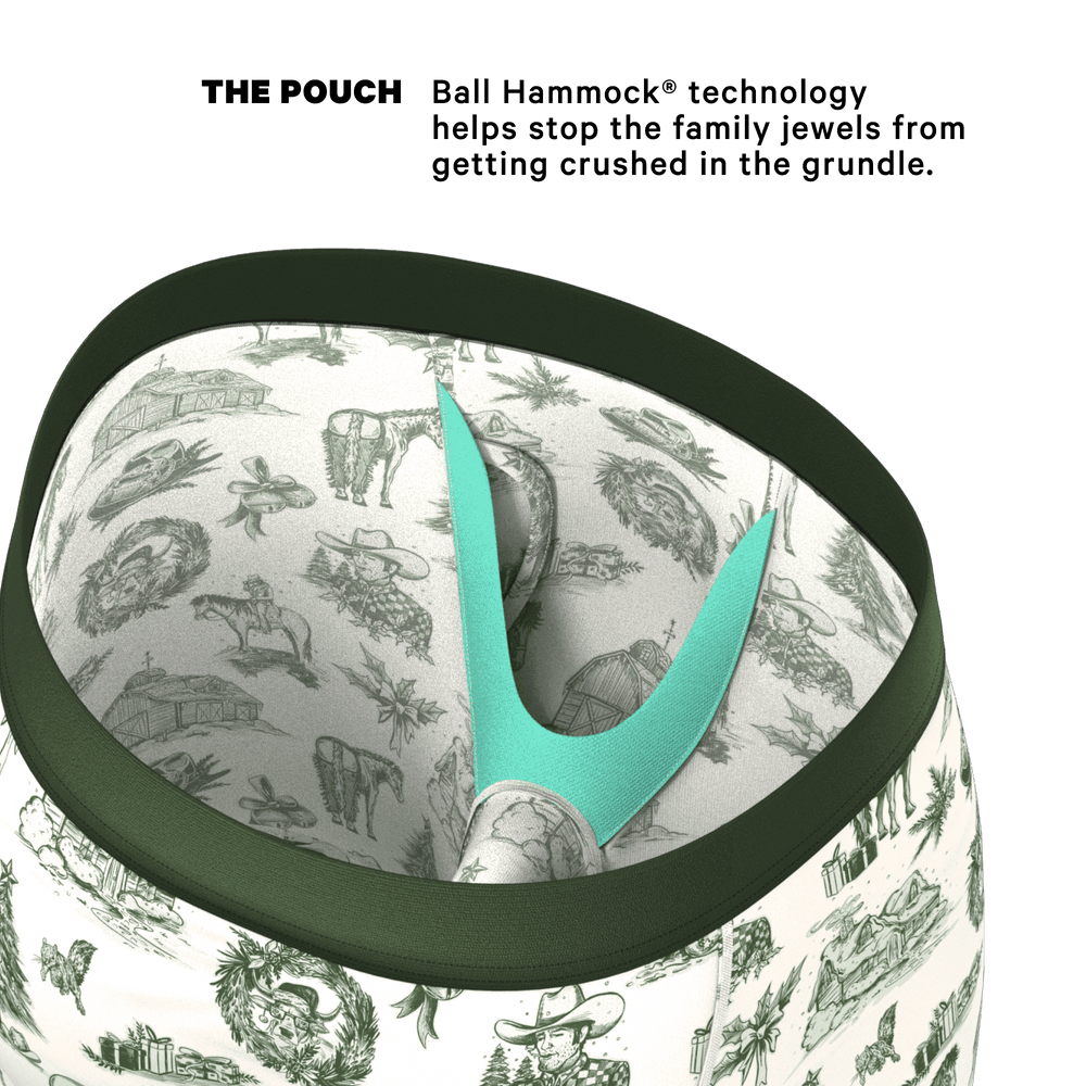 The Western Wonderland | Western Toile Long Leg Ball Hammock® Pouch Underwear With Fly - Shinesty - Flyclothing LLC
