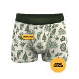 The Western Wonderland | Western Toile Ball Hammock® Pouch Trunks Underwear - Shinesty - Flyclothing LLC