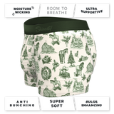The Western Wonderland | Western Toile Ball Hammock® Pouch Trunks Underwear - Shinesty - Flyclothing LLC