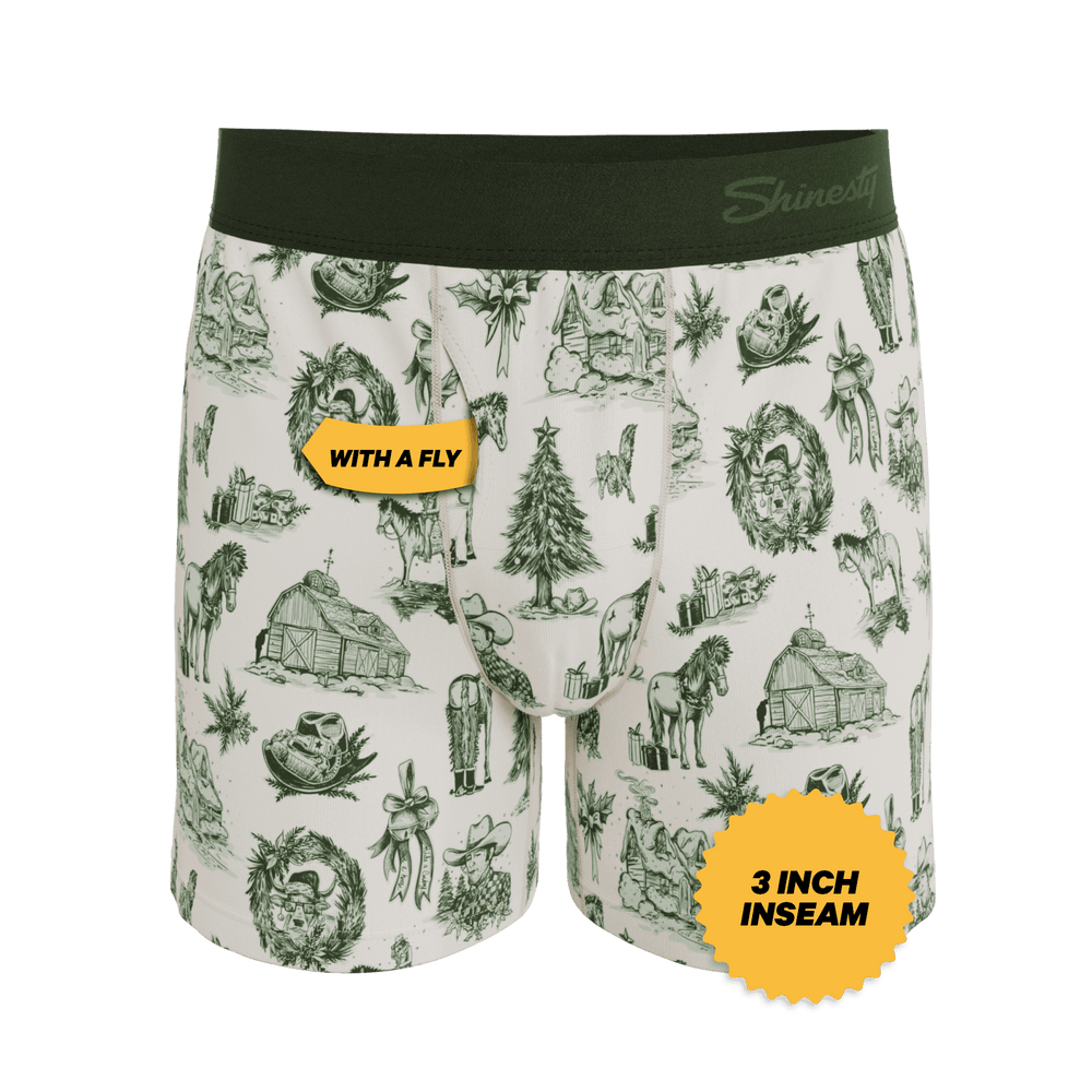 The Western Wonderland | Western Toile Men’s Boxers - Shinesty - Flyclothing LLC