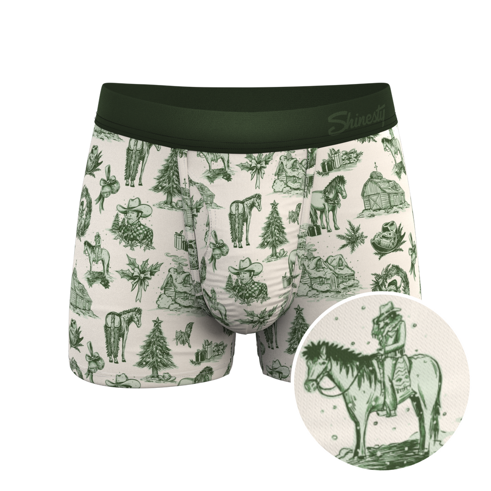 The Western Wonderland | Western Toile Ball Hammock® Pouch Trunks Underwear - Shinesty - Flyclothing LLC