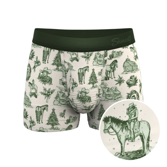 The Western Wonderland | Western Toile Ball Hammock® Pouch Trunks Underwear - Shinesty - Flyclothing LLC