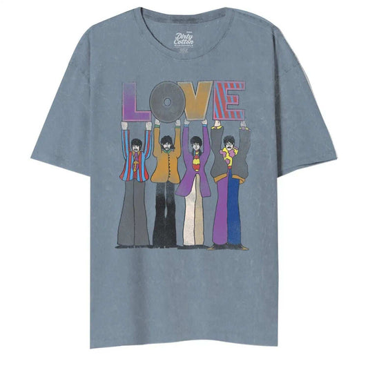 Yellow Submarine By The Beatles Loved Spelled Out Unisex T-Shirt - The Beatles - Flyclothing LLC