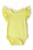 Yellow S/S Flutter Bodysuit - Mila & Rose ® - Flyclothing LLC