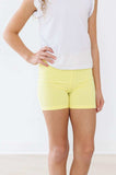 Yellow Twirl Shorts - Mila & Rose ® - Flyclothing LLC
