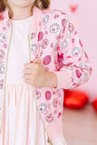 SALE You Make Me Happy Satin Jacket - Mila & Rose ® - Flyclothing LLC