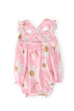 You are My Sunshine Ruffle Cross Back Romper - Mila & Rose ® - Flyclothing LLC