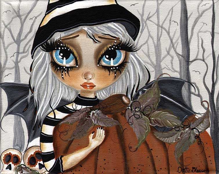 Black Market Art Company Zelda The Haloween Fairy Print - Black Market Art Company - Flyclothing LLC