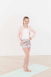 Zen Pink Full-Zip Ruffle Active Jacket - Mila & Rose ® - Flyclothing LLC