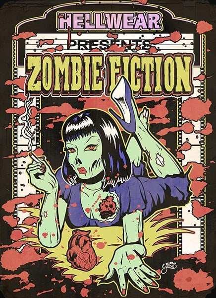 Black Market Art Company Zombie Fiction Print - Black Market Art Company - Flyclothing LLC