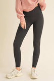 Yelete Full Size Fleece Lined High Waisted Leggings - Trendsi - Flyclothing LLC