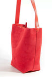 Fame Bucket Pouch Faux Suede Tote Bag - Trendsi - Flyclothing LLC