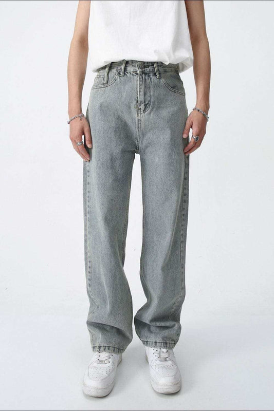 Baggy Jeans with Pockets - Trendsi - Flyclothing LLC