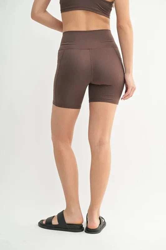 MONO B Venice Cloud Light Sculpt Biker Shorts - Trendsi - Flyclothing LLC