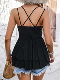 Layered Double Spaghetti Straps Cami - Trendsi - Flyclothing LLC