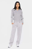 Mono B Elastic Waist Fleece Pants with Pockets - Trendsi - Flyclothing LLC