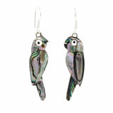 Earrings, Abalone Parrot - Artisana - Flyclothing LLC