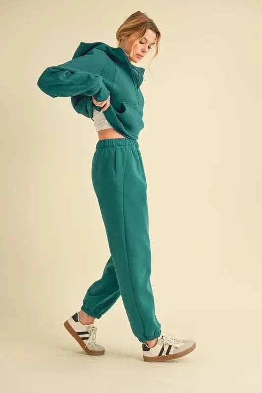 Aemi+Co Drawstring Elastic Waist Joggers - Trendsi - Flyclothing LLC