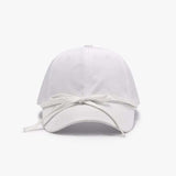 Tied Bow Cotton Baseball Cap - Trendsi - Flyclothing LLC