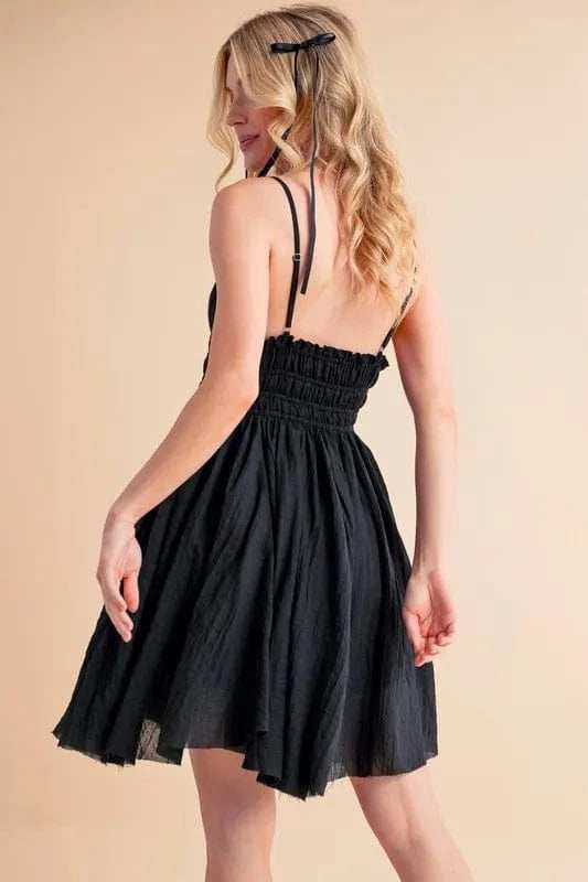 Aemi+Co Lace Detail Mini Cami Dress - Trendsi - Flyclothing LLC