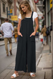 Double Take Full Size Wide Leg Overalls with Pockets - Trendsi - Flyclothing LLC